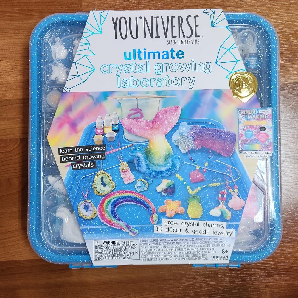 Brand New YOU*niverse Ultimate Crystal-Growing Laboratory, STEAM Kit